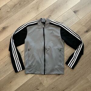 Adidas Jacket | Youth XL | Gray and Black